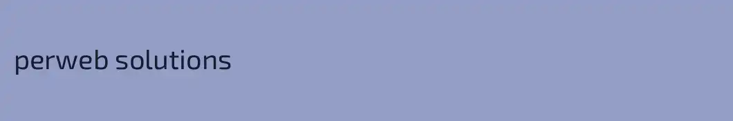 perweb solutions